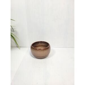 Vintage Frankoma Plainsman Brown Open Sugar Bowl 504